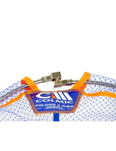 Colmic Folding 4 Ribs – Testa Guadino Pieghevole Ultra Compatta per Tutte le Tecniche di Pesca Teste guadino Kolpo