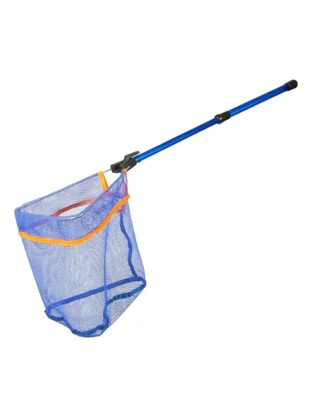 Colmic Mini Fly – Folding Landing Net for Live Bait with Extendable Handle and Rubberized Net