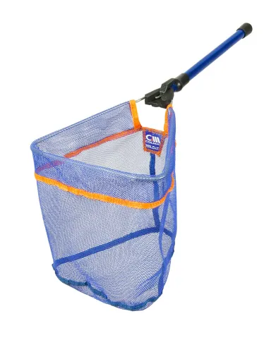 Colmic Mini Fly – Guadino Pieghevole per Esche Vive con Manico Estensibile e Rete Gommata Guadini Colmic