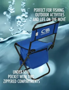 Colmic Flexy One – Sgabello Pieghevole da Pesca con Schienale e Borsa Porta Accessori Sedie Colmic 2