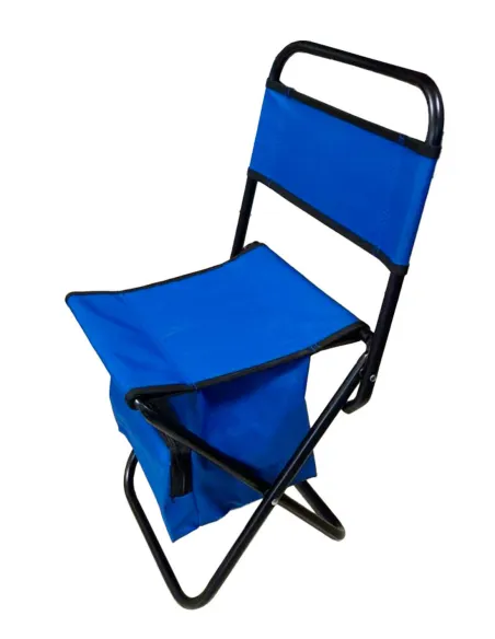 Colmic Flexy One – Sgabello Pieghevole da Pesca con Schienale e Borsa Porta Accessori Sedie Colmic