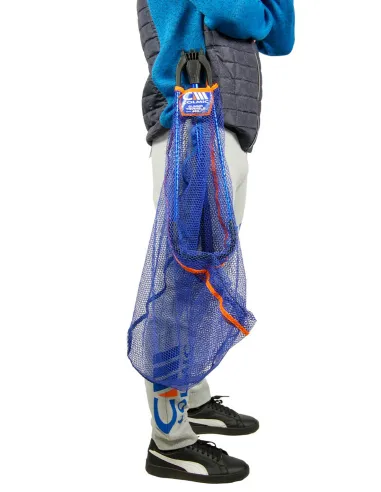 Colmic Triangle 450 – Folding Landing Net with Triangular Head in Rubberized Mesh for Fishing on the Go
