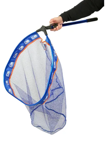 Colmic Dorado 5045 – Fishing Landing Net with Fixed Oval Head and Rubberized Mesh for Spinning and Fishing on the Move