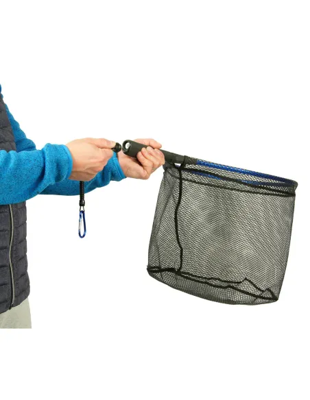 Colmic Yucatán 4535 – Short Landing Net with Magnetic System and Rubberized Net for Dynamic Fishing