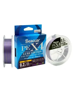 Seaguar PE X4 Lure Edition – Treccia Giapponese 4 Fili per Spinning, Trout Area e Finesse Trecciati Seaguar