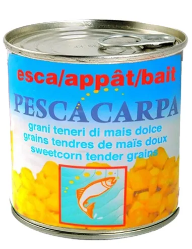 Mais Naturale per Pesca Carpe e Ciprinidi 340 g – Esca Classica Tutte le Stagioni Mais e Granaglie Innesco e Pasturazione Kolpo