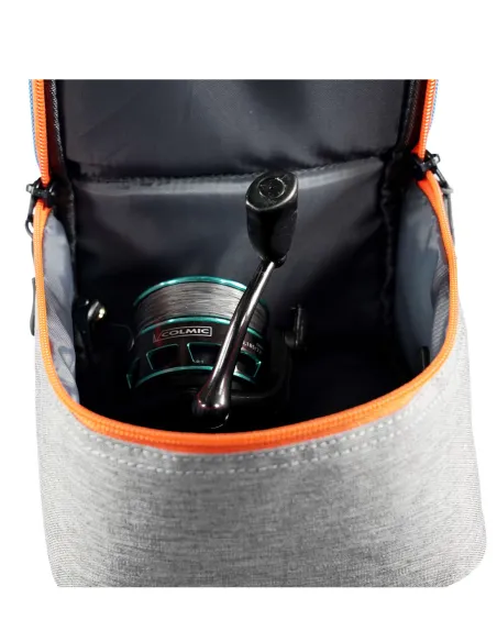 Colmic REEL 150 e REEL 200 – Porta Mulinelli Imbottito GREY ESSENCE Borse Porta Mulinelli Colmic
