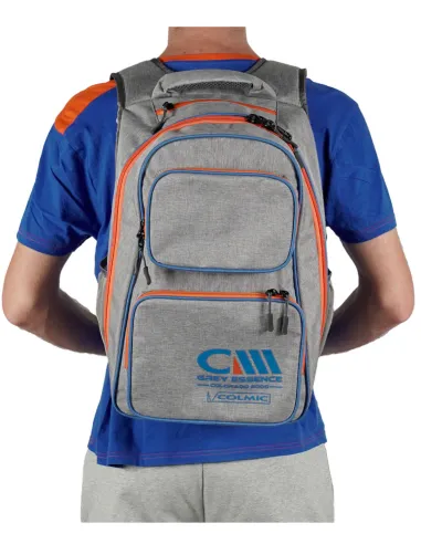 Colmic COLORADO 2000 GREY ESSENCE – Advanced, Roomy Fishing Backpack with Waterproof Pockets