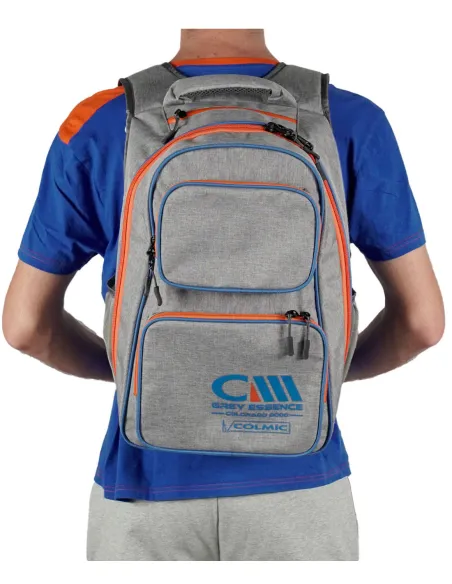 Colmic COLORADO 2000 GREY ESSENCE – Zaino da Pesca Avanzato Capiente con Tasche Waterproof Zaini Colmic