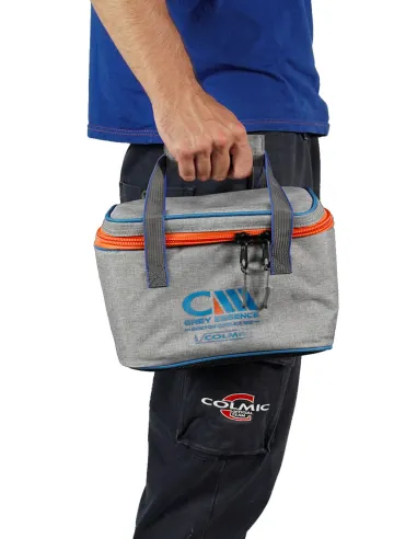 Colmic BOSTON 100 GREY ESSENCE – Compact Cooler Bag for Fishing and Outdoors