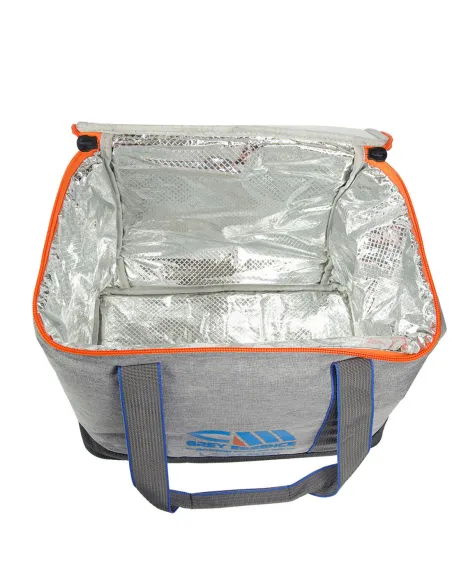 Colmic BOSTON 150 GREY ESSENCE – Large Fishing Cooler Bag for Bait, Drinks and Outdoors