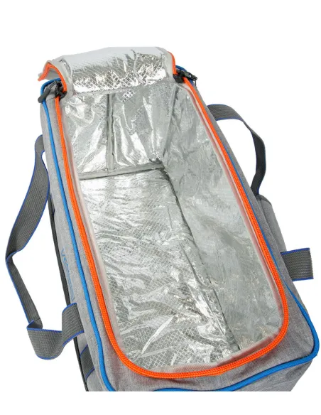 Colmic BOSTON 200 GREY ESSENCE – Horizontal Fishing Cooler Bag for Bait, Boxes and Bottles