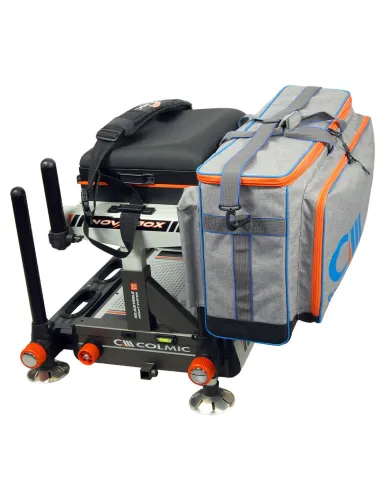 Colmic OREGON 700 GREY ESSENCE – Borsone da Competizione per Paniere, Rulli e Attrezzatura da Pesca Borse porta attrezzatura ...