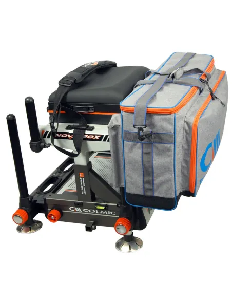Colmic OREGON 700 GREY ESSENCE – Competition Bag for Seatbox, Reels and Fishing Equipment