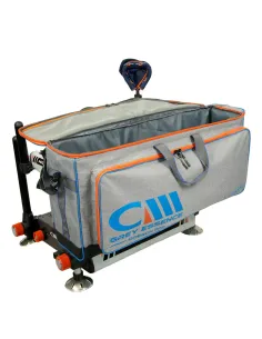 Colmic OREGON 700 GREY ESSENCE – Competition Bag for Seatbox, Reels and Fishing Equipment