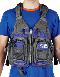 One Size Fishing Vest – Technical Fishing Vest with 20+ Pockets and Maximum Organization