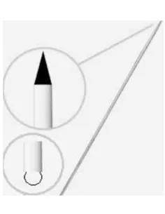 kolpo ago punta normale con asola – innesco esche vive 20 cm Ø 0,9 mm 5pz Aghi Kolpo