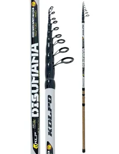 Canna Kolpo Disumana Tele Match 50-100g | Canna da Pesca Telescopica in Carbonio per Mare e Lago Canne Telematch Kolpo