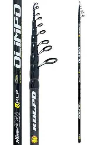 Kolpo Olimpo Tele Match 50-100g Rod | Telescopic Fishing Rod in High Modulus Carbon for Sea and Lake