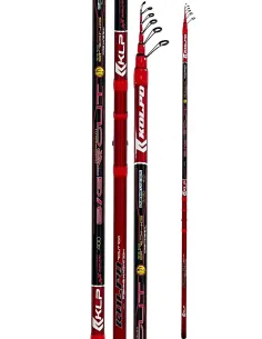 Canna Kolpo Big Trout 4.00m 5-20g | Canna da Pesca Trota Lago Telescopica con Vetta in Carbonio Pieno Canne Trota Lago Kolpo