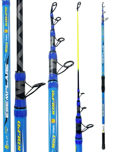 Kolpo Esemplare Surf Canna da Surfcasting Telescopica 3,60 m 4,20 m 160 g Carbonio X-CRB System Canne Surf Casting Kolpo