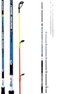 Kolpo Break Boat Canna Bolentino 2 Sezioni 2 Vette Intercambiabili 2,40 2,70 3,00 m Azione 50-250 g Canne da Bolentino Kolpo