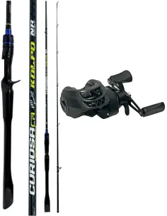 Kit Baitcasting Kolpo Curiosa CA 2.10 m 7–50 g + KDue 7.2:1 – Precisione e Velocità Kit Spinning Kolpo