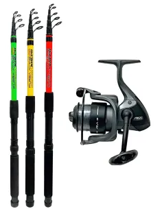 Kolpo Furba Active Fishing Combo 2.10-2.70 m 10-80 g + Aria 3000 Reel Sea Lake River