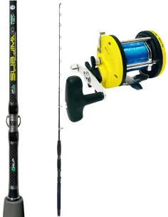 Kolpo Sublima 1.80m Trolling Combo + Laguna Troll Reel with Line Included | Sea Trolling Kit
