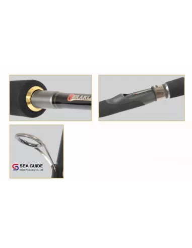 Herakles Canna da Spinning Calida Rave 2 Sections Canne da pesca Herakles