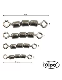 Girella Pesca Tripla Rolling 12 pz Minuteria Kolpo 2