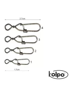 Attacco Round Snap Kolpo 10 pz Minuteria Kolpo 2