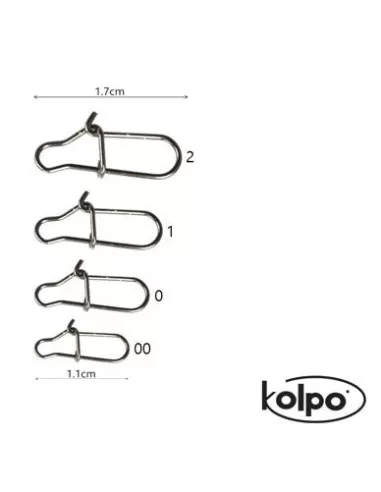 Attacco Snap Kolpo 10 pz Ondulanti Kolpo