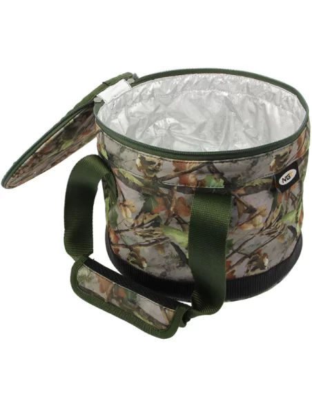 Ngt Contenitore Termico per Esche Mimetico 25 x 22 cm Carpfishing