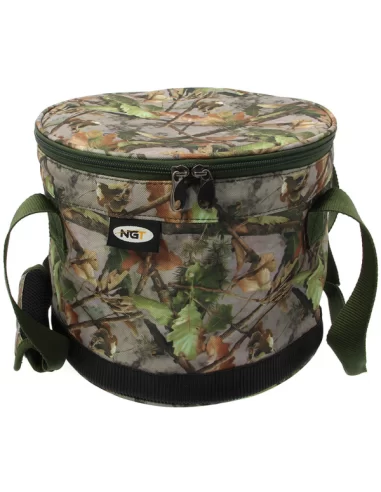 Ngt Contenitore Termico per Esche Mimetico 25 x 22 cm Carpfishing