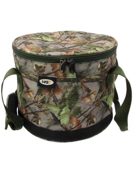 Ngt Contenitore Termico per Esche Mimetico 25 x 22 cm Carpfishing