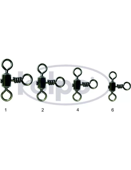 Girelle da Pesca Kolpo Cross Line Rolling Swivel 10 pz