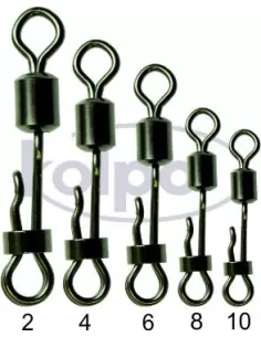 Girelle da Pesca Kolpo Side Line Rolling Swivels 6 pz Minuteria Kolpo 2