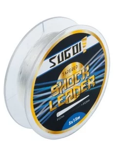 Shock Leader Conico 5 x 15 mt Clear Sugoy Fili da pesca Sele 2