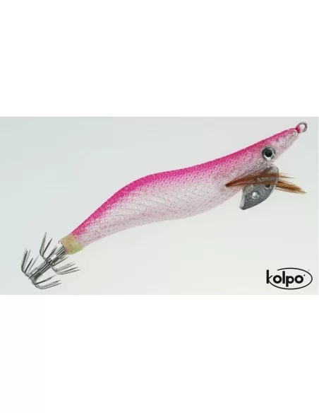kit 4 Totanare in Seta Effetto Riflesso K-squid Kolpo Esche Artificiali Kolpo