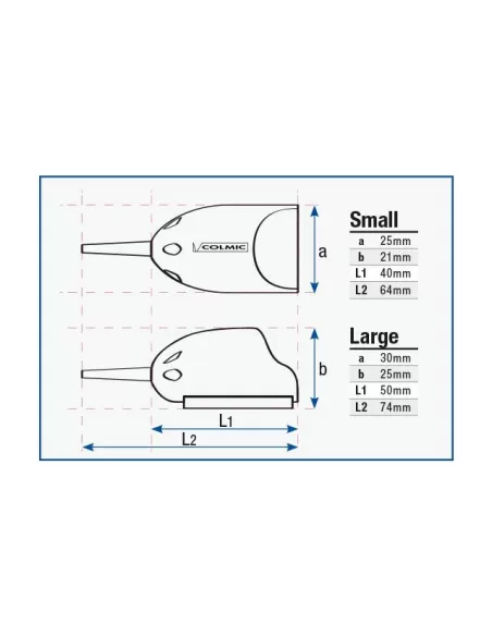 Pasturatore Da Pesca Colmic Pellet Feeder Small Pasturatori Scrape