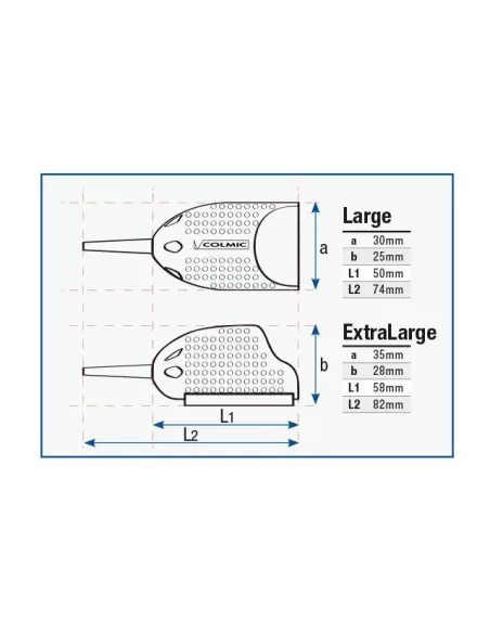 Colmic Pasturatore Da Pesca Sticky Maggots Feeder Large Pasturatori Scrape