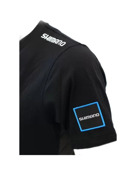 Shimano T Shirt Black Abbigliamento da pesca Shimano