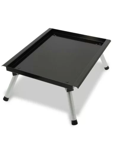Tavolino per Esca e Minuterie in Alluminio 38 x 32 x H 23,5 Carpfishing Kolpo
