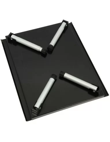 Tavolino per Esca e Minuterie in Alluminio 38 x 32 x H 23,5
