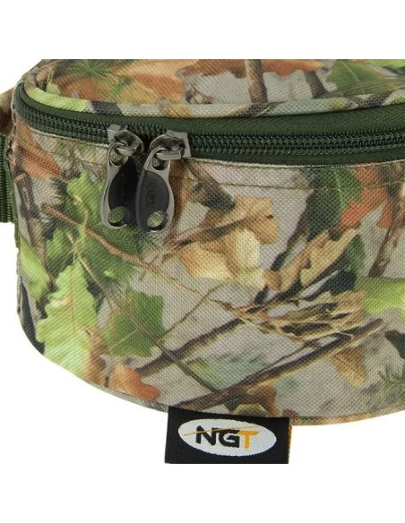 Ngt Borsa Porta Mulinelli Imbottita Camo 21x16x11 cm Borse da pesca
