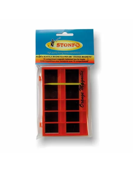 Stonfo Scatola Magnetica Orange 120 x 80 x 13 cm Cassette Pesca Stonfo