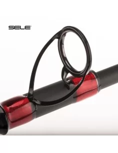 Sele Canna Surfcasting Carbonio Global One 4.20 mt Azione 200 gr Canne da pesca Sele 2