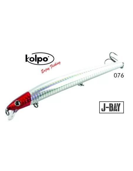 Kolpo Kit 3 Artificiali Long Jerk J-Bay Floating 175 mm 24 gr Esche Artificiali Kolpo