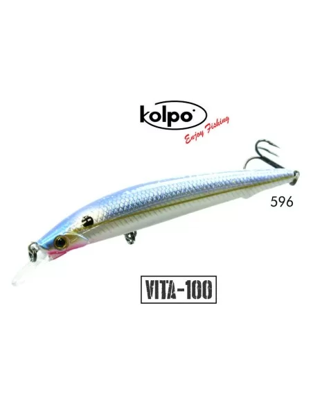 Kit 3 Artificiali Minnow Vita Kolpo 100 mm 11 grammi  Esche Artificiali Kolpo